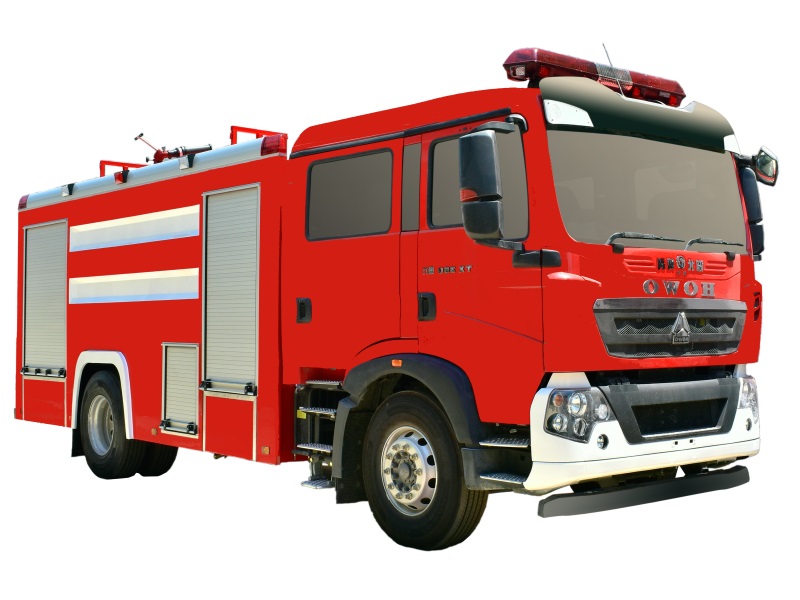 豪沃8噸泡沫消防車 