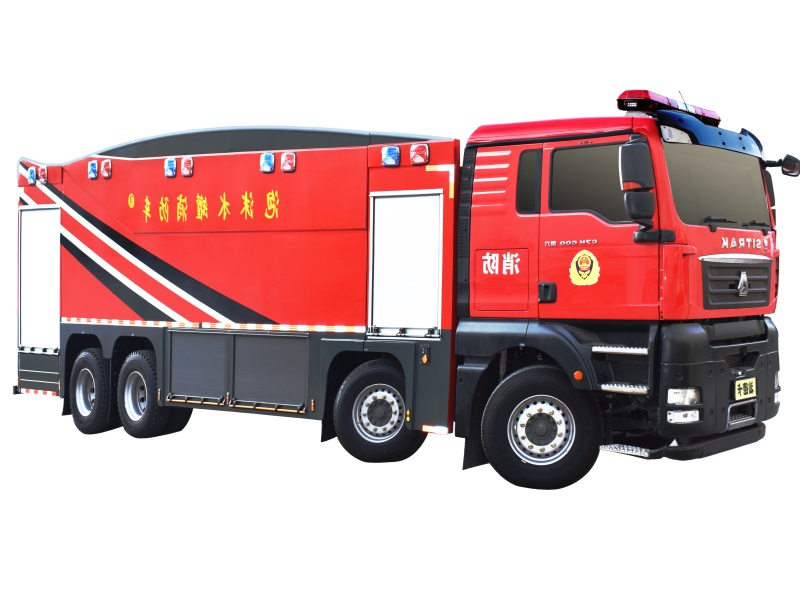 汕德卡25噸泡沫消防車 