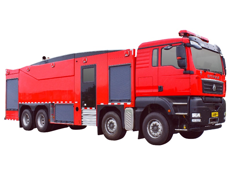 汕德卡18噸獨立乘員室泡沫消防車 